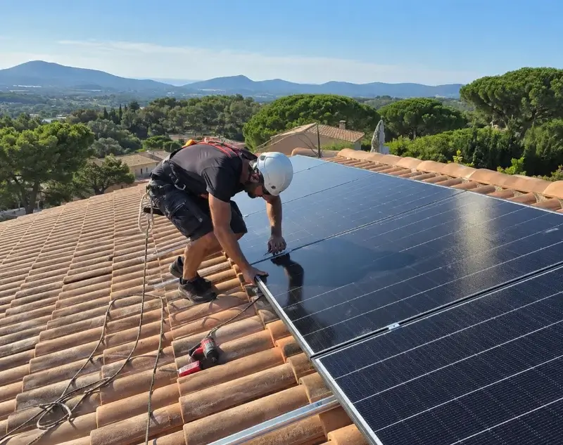 Installateur panneaux solaires Mérindol-les-Oliviers — pose photovoltaïque sur toiture