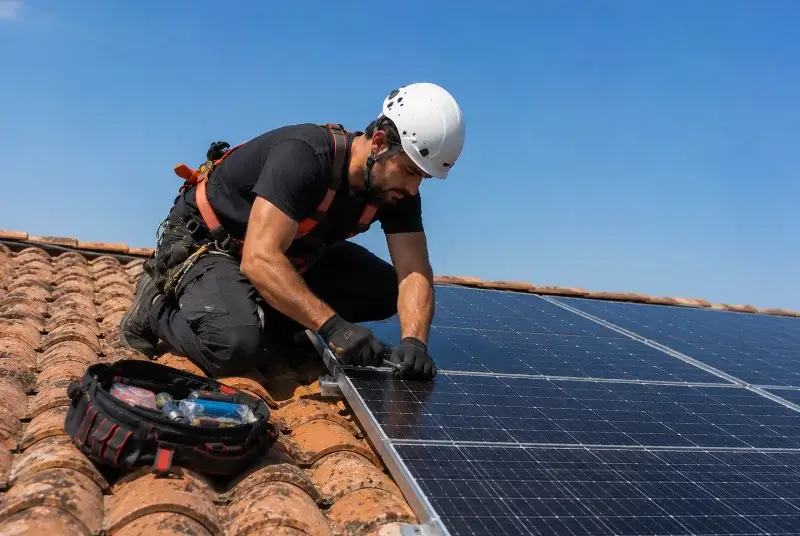 Maintenance et monitoring de panneaux solaires à Mérindol-les-Oliviers