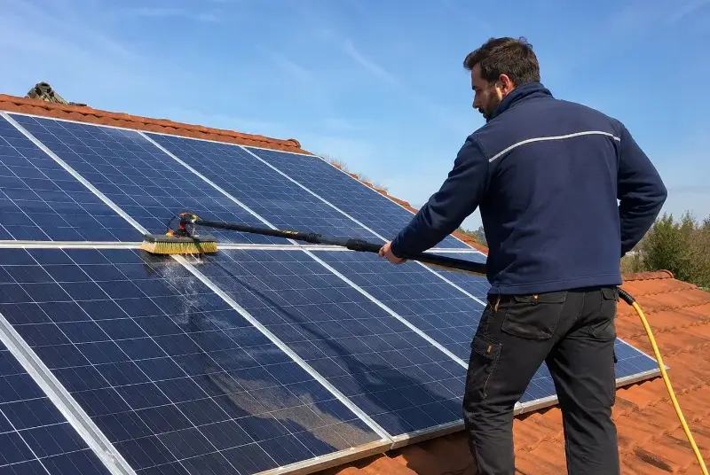 Nettoyage et entretien de panneaux solaires à Mérindol-les-Oliviers